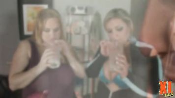 The holiday breastfest Best of Feed Her Fuck Her compiles four of the hottest scenes selected by TSG editors.