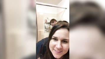 Cheating with my Milf's Sister in the Bathroom