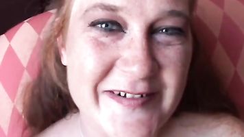 Shy bbw babysitter loves talking dirty during a smoke break