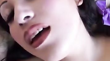 Beautiful fatty gf emo in stockings has some nice huge tits